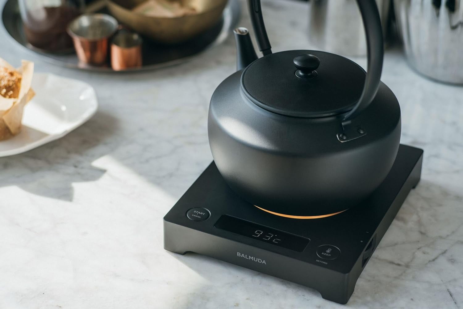 BALMUDA MoonKettle | Electric Kettle with Temp Control (122°F