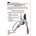 thumbnail image 3 of Ironwood Tool Company Ratchet Pruning Shears, Cuts up to 1", for Weak Hands, Gardening Gift, H107, 3 of 3