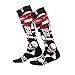 thumbnail image 2 of O'Neal Pro MX Print Sox (Crossbones, Taille Unique) Noir / Blanc / Rouge, 2 of 3