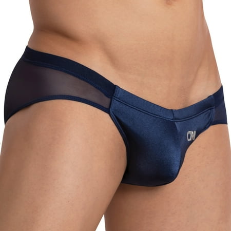 

Mens Designer Low Rise Shiny Bulge Pouch Mesh Rear Bikini Brief Sexy Underwear
