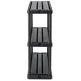 thumbnail image 6 of PaFagwy 3 Shelf Knect-A-Shelf Solid Light Duty Storage Unit 24 x 12 x 33 Organizer System for Home, Garage, or Basement, Black (3 Pack), 6 of 9