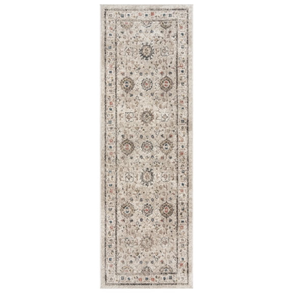 Gertmenian Heirloom Dov Transitional Oriental Ivory Indoor Area Rug, 2x6 Runner
