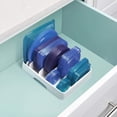thumbnail image 4 of czcpp-StoraLid Food Container Lid Organizer, Large, Adjustable Plastic Lid Storage for Kitchen Cabinets, 4 of 4