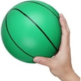 thumbnail image 2 of 8 inch Rubber Basketballs, Beach Ball Small Bouncy Balls, Toddlers Replacement Basketball, 2 of 7