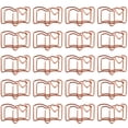 thumbnail image 1 of MasteelfCA 20Pcs Bookmark Clips Book Shape Paper Clips Memo Clamps Office Supplies, 1 of 9