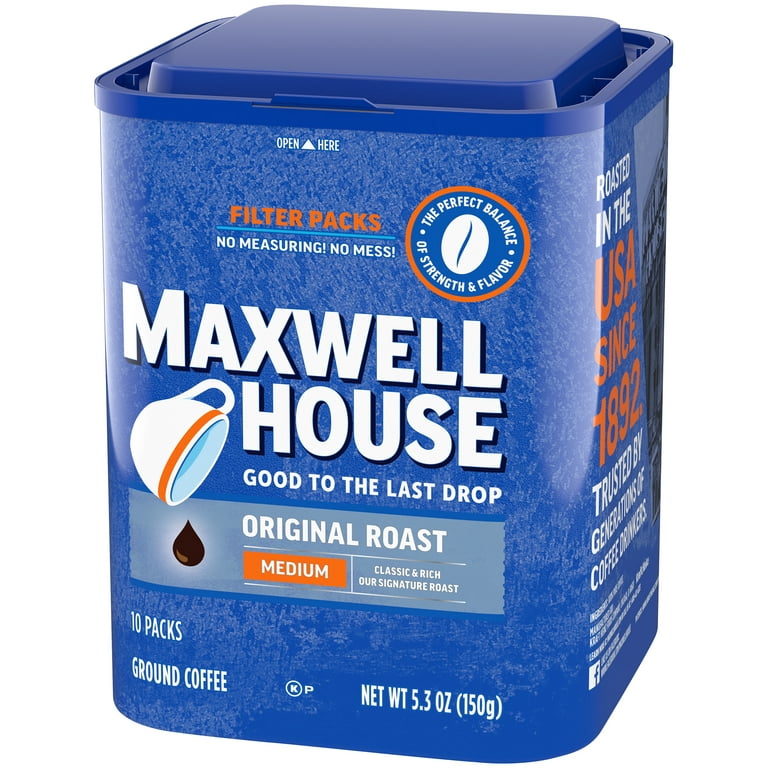 Café soluble Maxwell House - Qualité Filtre- 25 sticks - Courses Net