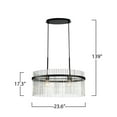 thumbnail image 2 of AC12082BK Artcraft Lighting Ava - 2 Light Chandelier-17.3 Inch Tall and 23.6 Inch Wide, 2 of 15