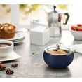 Kook 16 Oz Stainless Steel Sugar Bowl with Lid and Spoon Kitchen ...