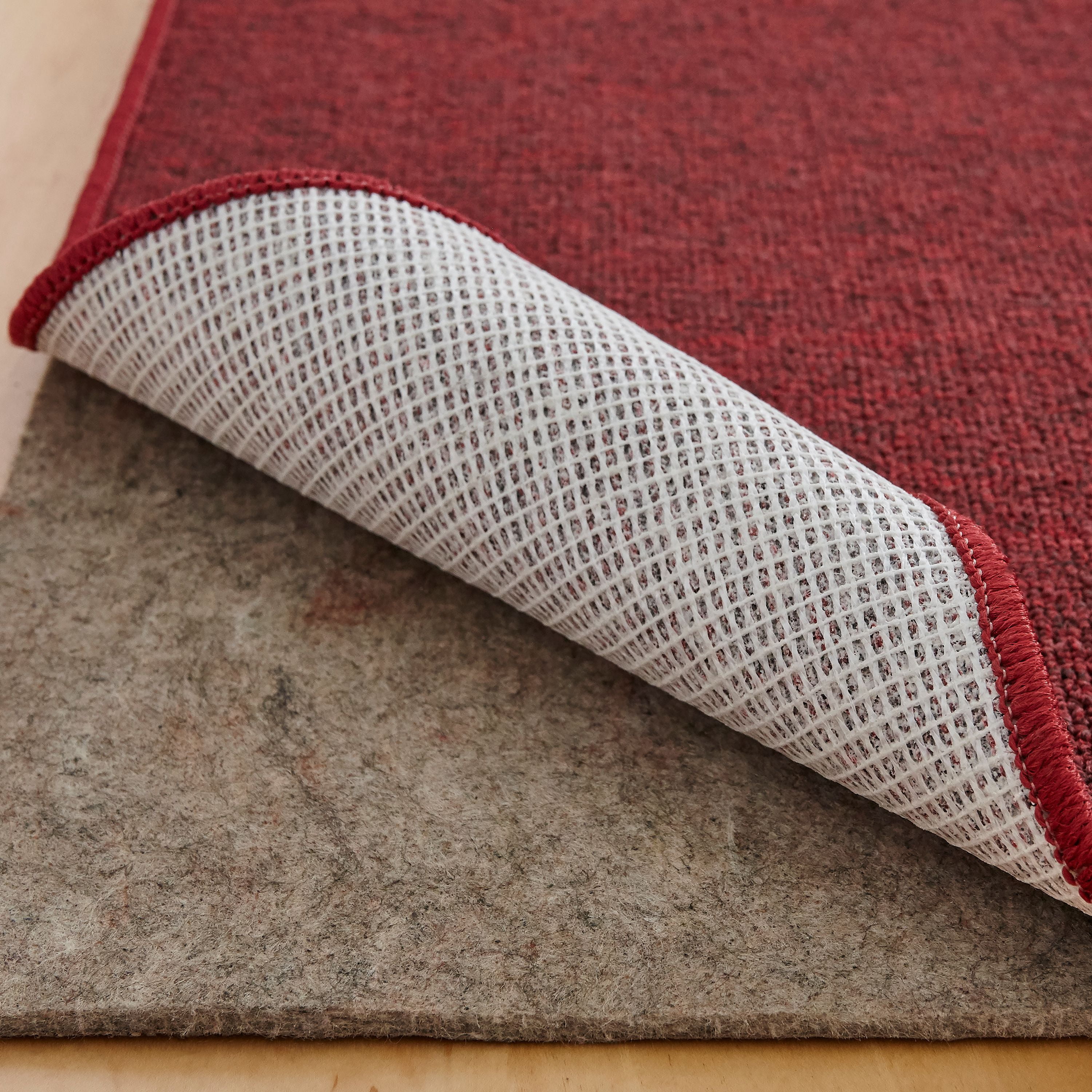 Mainstays Titan Solid Area Rug, Cardinal Red, 3' x 5'