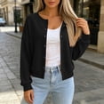 thumbnail image 3 of yillto Cardigan for Womens Button down Long Sleeve Cardigans Sweaters Knit Casual Fall Clothes, 3 of 7
