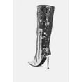 thumbnail image 3 of Sitarah Sequin Embellished Metallic Long Boots, 3 of 5