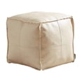 thumbnail image 2 of Waterproof Stretchable Ottoman Seat Cover Square Pouf Slipcover DIY Stuffable Chair Protector Detachable Double-Sided Use for Living Room Bedroom Air-Conditioned Room Decor, 2 of 2