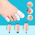 thumbnail image 3 of 12pcs Toe Protectors Breathable, Silicone Toe Caps To Cushion Toe Blister With Holes For Stop Toe Pain, 3 of 5