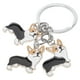 thumbnail image 1 of Llavero de coche con forma de perro, adorno colgante de moda para mujer (perro Keji negro), 1 of 5