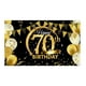 thumbnail image 1 of Billuyoard Banner de fiesta de cumpleaños, decoración de pared de fondo con tema de cumpleaños en casa Kits de decoración para fiestas 70 años, 1 of 6
