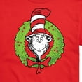 thumbnail image 3 of The Cat in the Hat - Cat Wreath - Men's Short Sleeve Graphic T-Shirt, 3 of 5