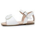 thumbnail image 3 of Blikcon Kids Girls Open Toe Sandal Dress Shoes Party Summer Shiny Sandal Flats (Toddler/Little Kid), 3 of 8