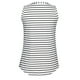 thumbnail image 5 of Camiseta sin mangas con botones a rayas y cuello en V para combinar con todo el verano para mujer Pompotops lopia996769, 5 of 8