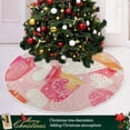 thumbnail image 6 of Coolnut Valentine's&nbsp;Day Love Heart&nbsp;Tree&nbsp;Skirt Double&nbsp;Layers Xmas Tree Skirts, Valentine's&nbsp;Day Holiday Party Indoor Outdoor Home Office Ornaments, 48", 6 of 6