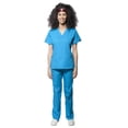 thumbnail image 3 of Women's 11 Pocket Slim Fit Uniform Scrubs - Style 408, 3 of 9