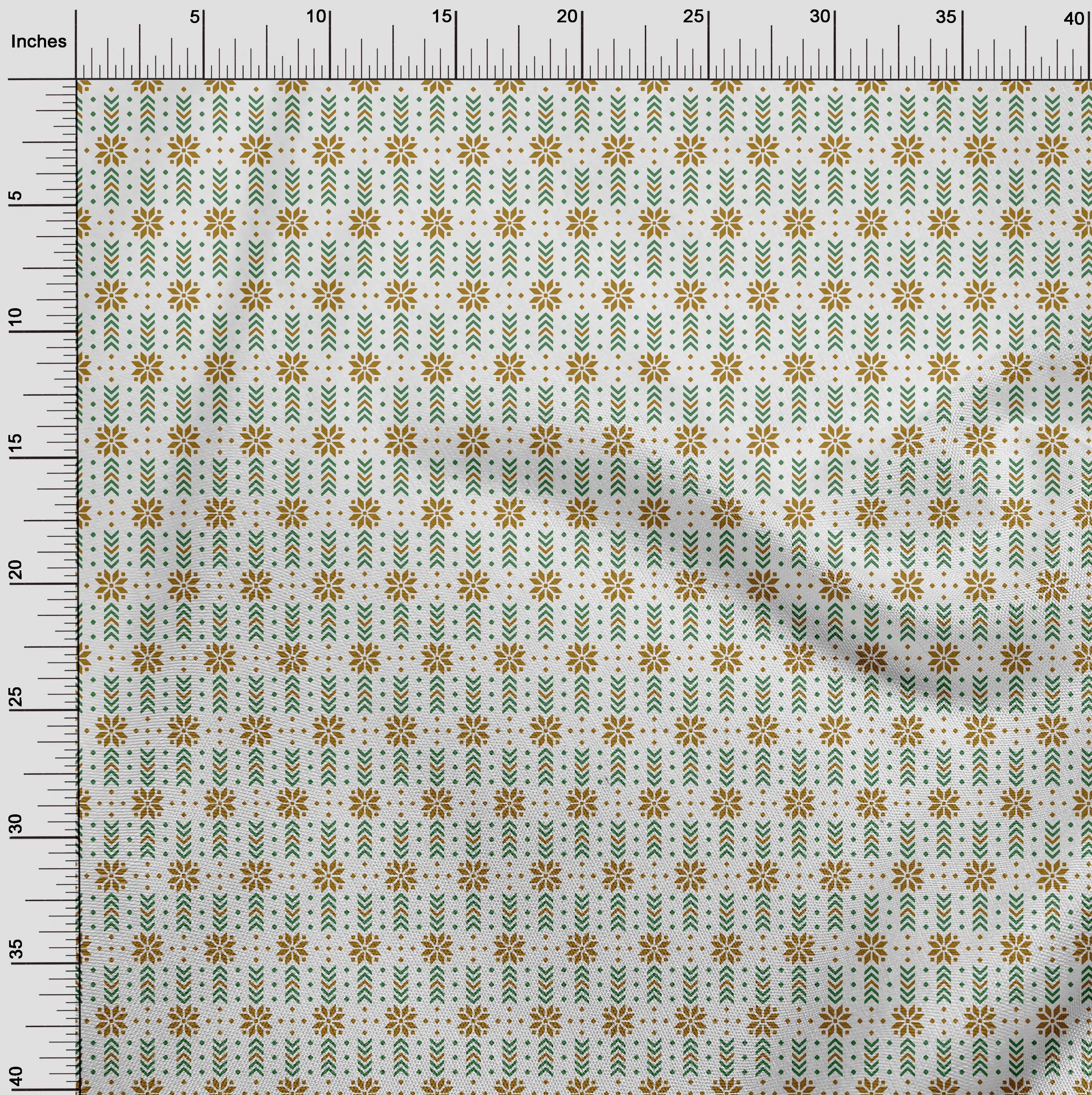 oneOone Cotton Poplin Dark Mustard Fabric Christmas Craft Projects Decor Fabric Printed By The Yard 56 Inch Wide