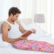 thumbnail image 5 of Fotbe Pink Donut Pantalones de Pijama para Hombre, Pantalones de Dormir, Pantalones de Casa con Cintura Ajustable y Bolsillos-Large, 5 of 6