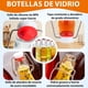 thumbnail image 3 of 10 Botellas de Vidrio con Tapa, 16OZ / 500ml Botellas Herméticas, Sello Botellas para Fermentación, Excelentes botellas de vidrio para kombucha, hidromiel, vinagre y cerveza., 3 of 3