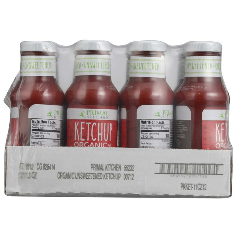 Primal Kitchen Organic Unsweetened Ketchup 