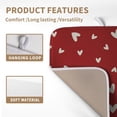 thumbnail image 3 of Valentine''s Day Love Heart Dish Drying Mat for Kitchen Counter 16x18 Inch Valentine Theme Dish Mats Absorbent Microfiber Dish Draining Mat Reusable Washable Dish Drainer Rack Pad, 3 of 7