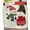 Snowman & Gnome, variant on Jingles & Joy Christmas Hand Towels - Set of 2 White - Snowman with Red Ribbon