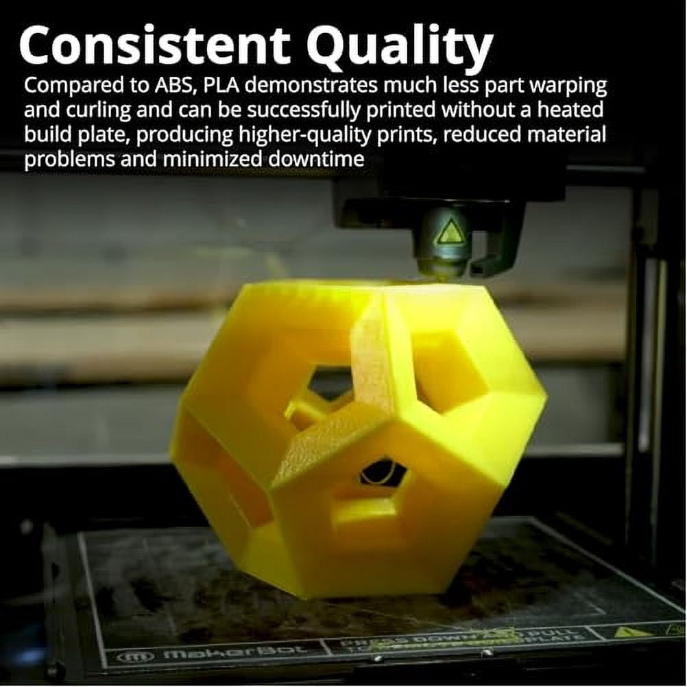 MakerBot 375-0085A Metallic Color Series 1.75mm PLA Filament for Sketch and Sketch Large Printers (Crown Gold, 2.2 Lb)