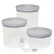 3-Piece Food Vacuum Canister Set - Universal Hose Attachment Included | Avid Armor