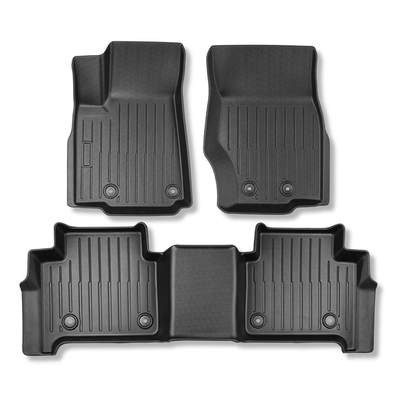 Findmall 3 pieces of TPE floor mat replacement for Jeep Grand Cherokee 2022-2025 3D anti-slip design