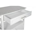 thumbnail image 4 of Alders White Kitchen Cart, 4 of 9