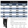 thumbnail image 3 of BOMYJESK Mens Sweatpants Casual Fleece Elastic Waist Lounge Pants Fall Winter Fashion Drawstring Sweatpants Active Running Comfy Activewear White 3XL, 3 of 7