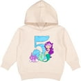 thumbnail image 2 of Inktastic Fifth Birthday Mermaid Toddler Hoodie, 2 of 4