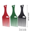 thumbnail image 2 of 6pcs Afro Comb Hair Pick Comb Hairdressing Styling Tool for Natural Curly Hair, 2 of 7