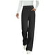 thumbnail image 2 of Pincandy Women's Solid Color Gabardine Pants - Elastic Waist, Loose Fit with Side Pockets, Perfect for Casual Sports & Daily Activities, 2 of 7