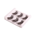 thumbnail image 4 of 3 piezas de pestañas postizas DIY 3 pares de pestañas superiores 3D ligeras de ojo de gato artificiales Estilo A, 4 of 9