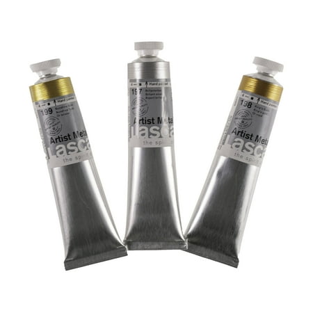 UPC: 7612254329375 | Lascaux Artist Acrylics Metallic 3-Color 45ml Set