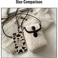 thumbnail image 4 of LinYooLi Women's Sherpa Cellphone Crossbody Purse, Teddy Fleece Small Shoulder Bag, Winter Trendy Phone Wallet, 4 of 9
