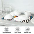 thumbnail image 7 of Yayeee Dish Drying Mat for Kitchen Counter Ultra Absorbent Easy Clean Pad 24x18", Geometric Stripes, 7 of 7