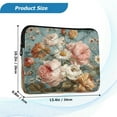 thumbnail image 3 of Quilted Laptop Sleeve for 13-16 Inch Laptops Protective Laptop Case Cover Lightweight Travel & Office Essentials Vintage Roses and Peonies, 3 of 8