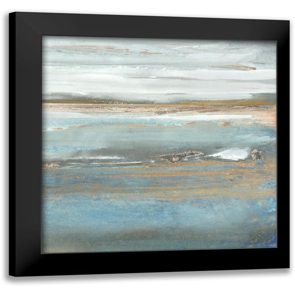 Jill, Susan 12x12 Black Modern Framed Museum Art Print Titled - White Roe Morning II