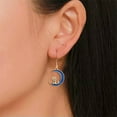 thumbnail image 5 of U8MO 16x Enamel Moon Star Blue Charms Pendant for Earrings Jewelry Making DIY Crafts, 5 of 6