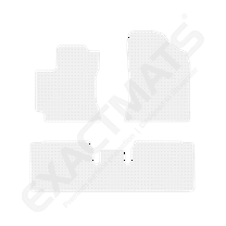 ExactMats - Premium Clear Overlay Floor Mats, Made In USA - Fits Toyota Corolla 2014-2019 / 2 Front & Uni-Rear Mats