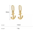 thumbnail image 5 of HOOUN 18K Gold Plated Earrings anchor earrings tassel dangle drop jewelry Gift, 5 of 8