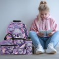 thumbnail image 2 of Garronmavis Girls Backpack with Lunch Box 4-Piece Set, Includes School Backpack, Lunch Bag, Pencil Case, Water Bottle Holder, Cute Koala Print Kids Backpack Set for Elementary School Daily Use, 2 of 6