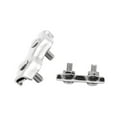 thumbnail image 4 of 12 Pieces M2 2mm Duplex Cable Clip 304 Stainless Steel for 2mm Wire Rope Cable Clip, 4 of 6
