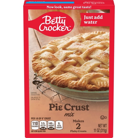 Pack Of 3 Betty Crocker Pie Crust Mix, 11 oz (Package May Vary)